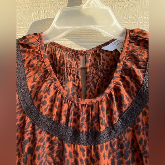 Time and Tru Long Sleeve Lace Babydoll Dress - Picture 5 of 11